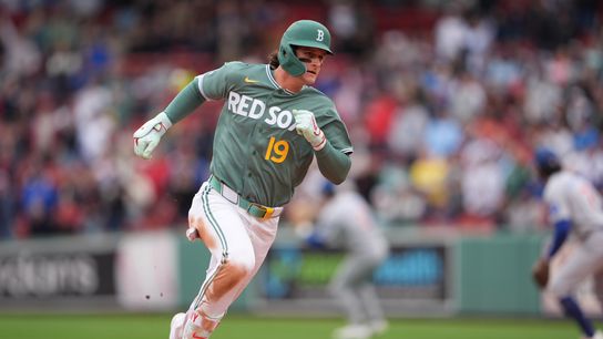 Red Sox clinch Wild Card rematch with Yankees as Roman Anthony heats up in win over Cubs taken at BSJ Headquarters (Red Sox). Photo by Gregory Fisher-Imagn Images